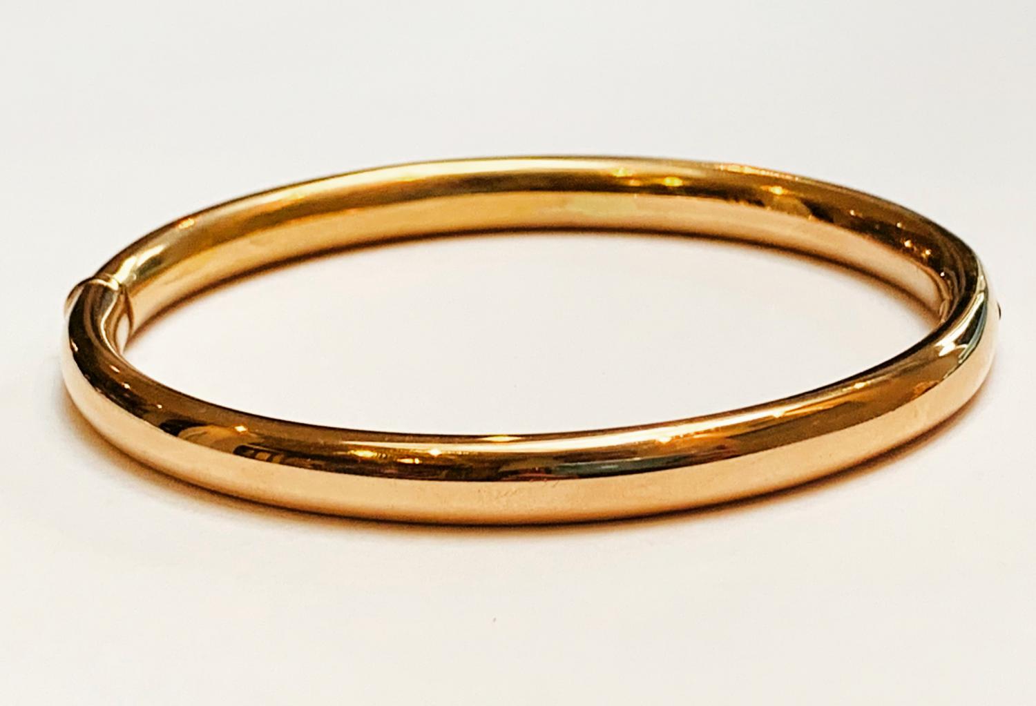 Rosé gouden slavenarmband  - Goudcentrum.nl 